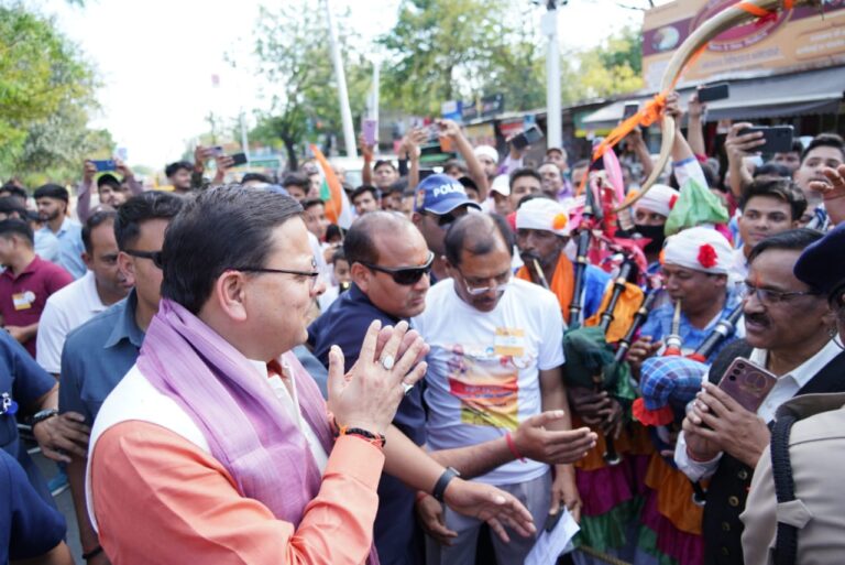 G 20 सम्मेलन के लिए मुख्यमंत्री पुष्कर सिंह धामी पहुंचे रामनगर, किया  निरीक्षण