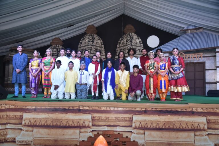 The fifth day of Virasat Art and Heritage Festival 2023 started with Virasat Sadhana program.