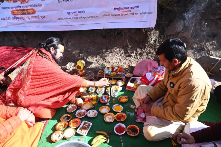 श्रीशंकराचार्य चिकित्सा सेवालय अस्पताल का भूमिपूजन सम्पन्न हुआ