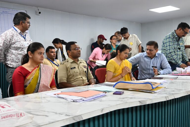 टिहरी गढ़वाल में  त्रिस्तरीय पंचायत निर्वाचन की मतगणना 8 बजे प्रात से प्रारंभ डीएम ने किया मुयाना