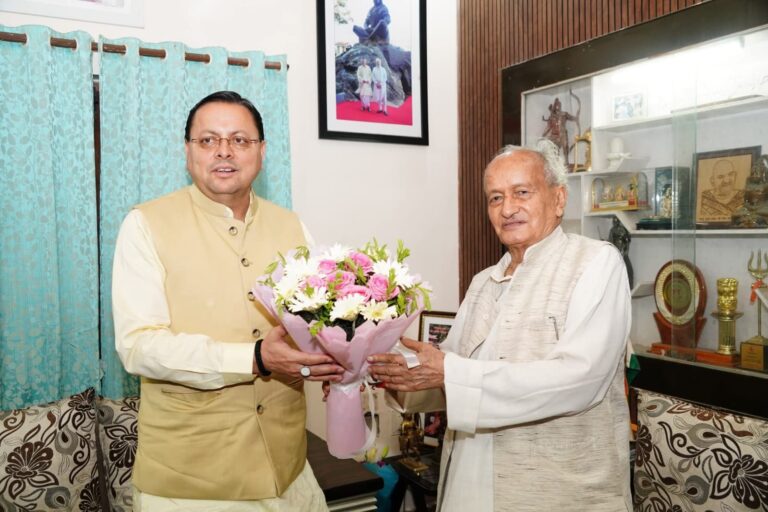 Good news विधायक  सी एम से भेंट और मुख्य मंत्री ने  भगीरथ पूर्व मुख्य मंत्री, राज्य पाल भगत  दा  से भेंट की