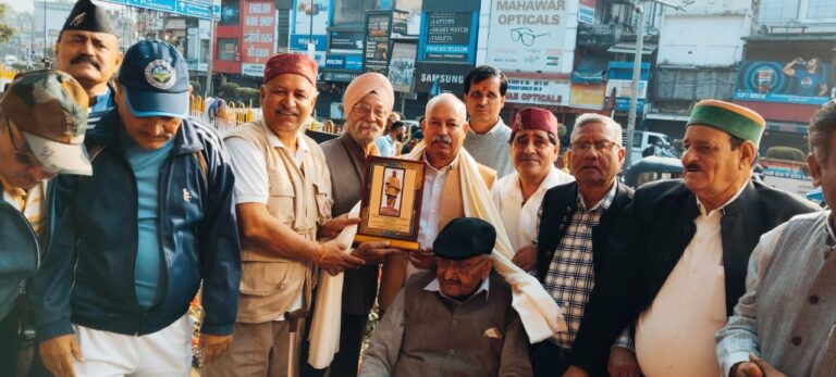 संयुक्त नागरिक संगठन ने नवाज मोर्चा अध्यक्ष ने को “लौह पुरुष सम्मान” से देहरादून -लौह पुरुष सरदार वल्लभ भाई पटेल की 150 वीं जयंती पर संयुक्त नागरिक