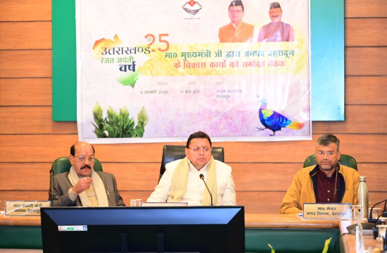 Goodnews,मुख्यमंत्री ने की देहरादून जनपद के विकास कार्यों की समीक्षा जानिए सभी समाचार